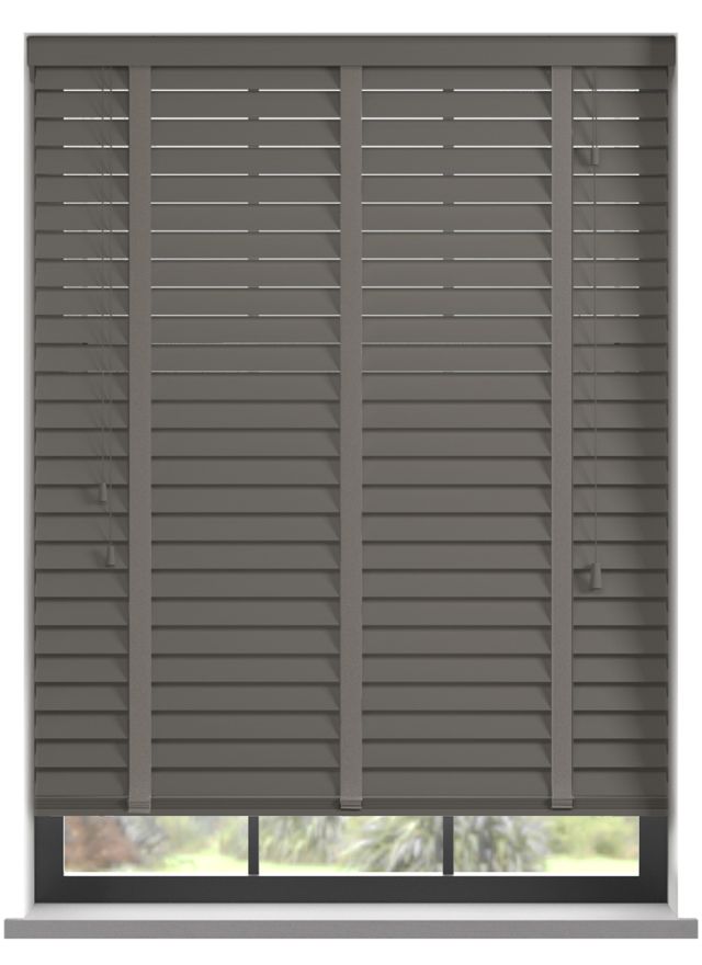 Supreme Wood Bamboo Dark Grey su juost. kopetėlėmis 