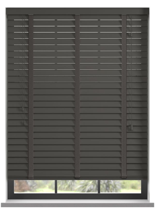 Supreme Wood Bamboo Anthracite su juost. kopetėlėmis 