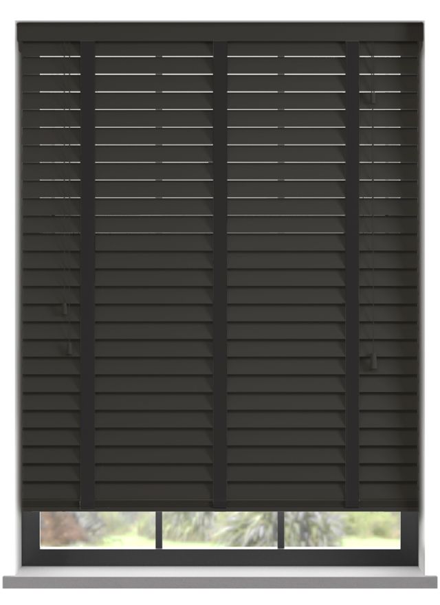 Supreme Wood Bamboo Black su juost. kopetėlėmis 