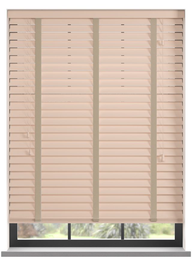 Supreme Wood Bamboo Light Pink su juost. kopetėlėmis 