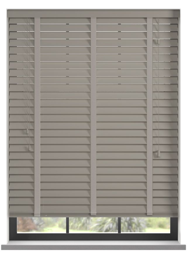 Supreme Wood Bamboo Light Grey su juost. kopetėlėmis 