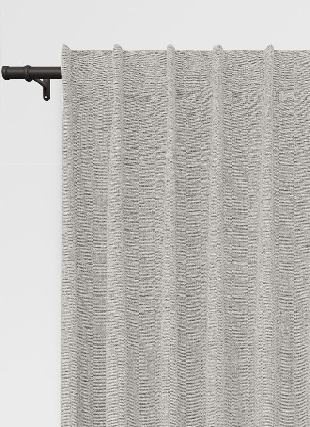 Staba gordijn - Gebroken Wit met enkele plooi polyester
